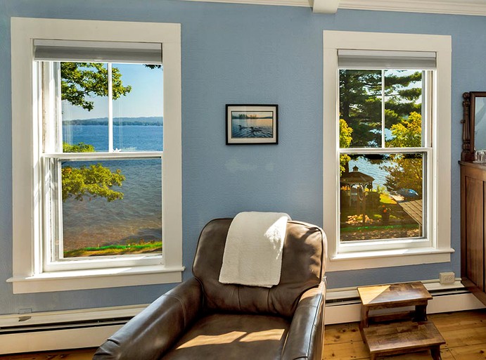 Getaway Rental with Stunning Views in Lakes Region, New Hampshire | Nature Lodges (Sanbornton, New Hampshire, United States of America)