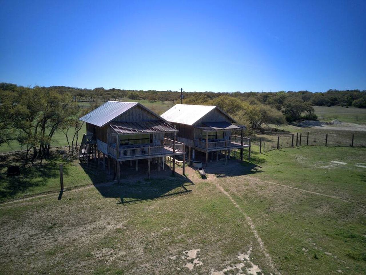 Unique Raised Bungalow Rental with Amazing Texas Hill Country Views in Bergheim, Texas