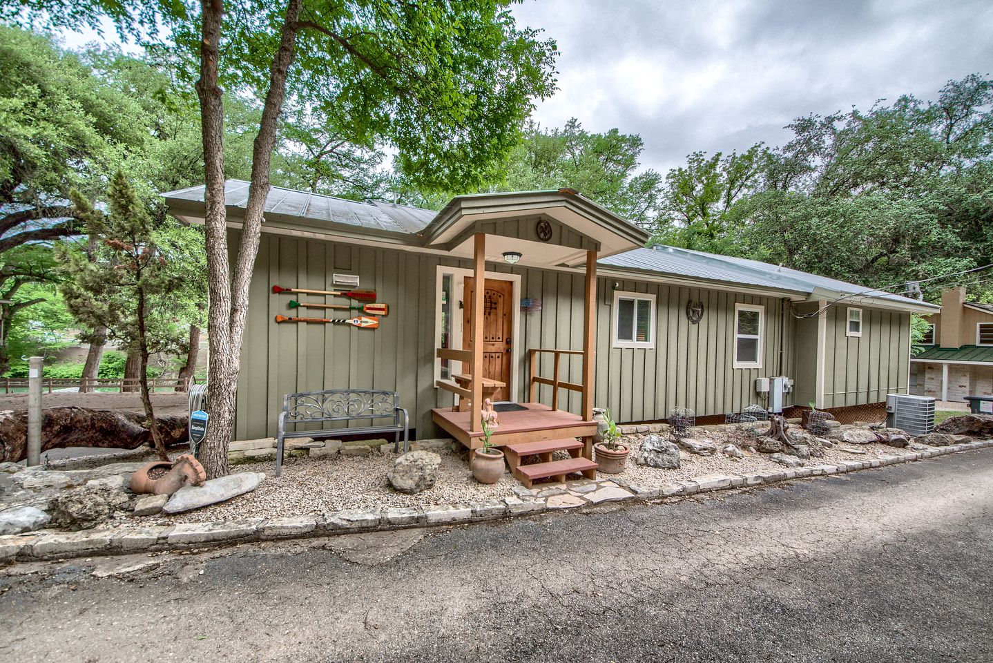 Stunning Riverfront Cottage with Amazing Outdoor Area Perfect for Water Activities in New Braunfels, Texas