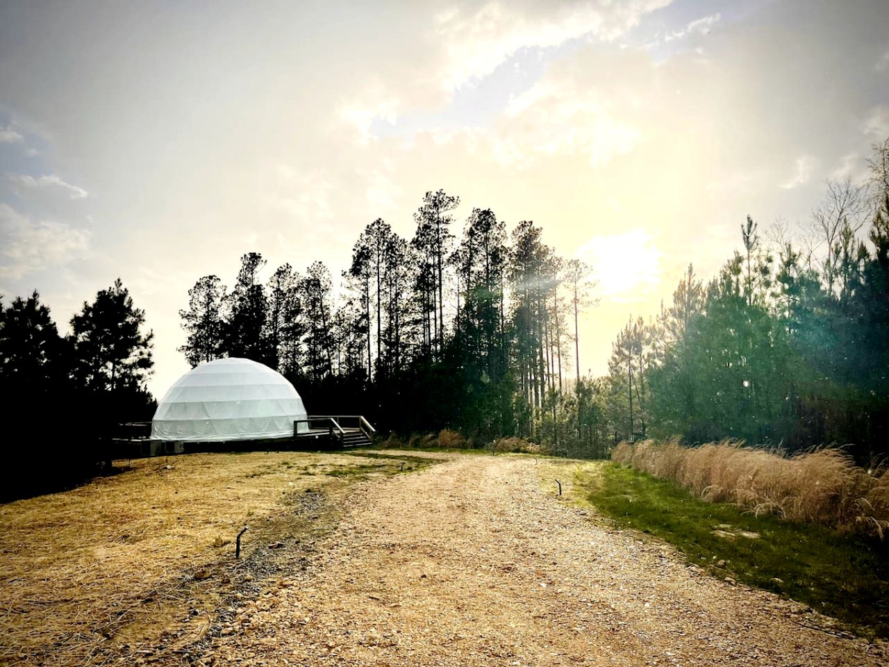 Lofted Family Dome with Equipped Deck in Kentucky