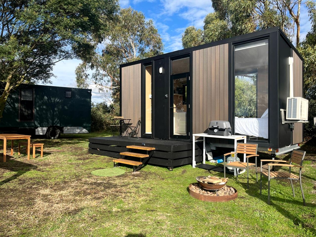 Cozy Farmstay Tiny Home with Private Bay Access near Phillip Island, Grantville VIC