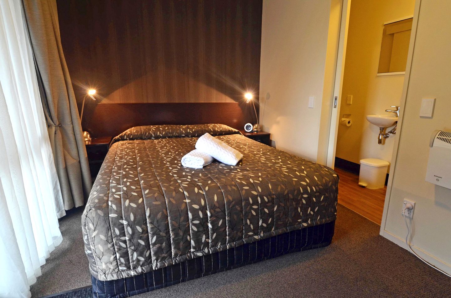 Bedroom of Franz Josef accommodation