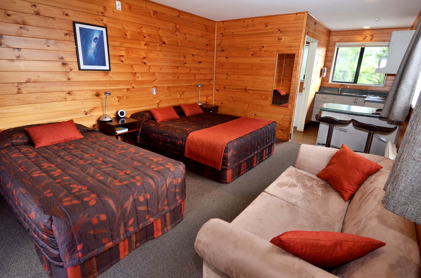 Cabins (Franz Josef Glacier, South Island, New Zealand)