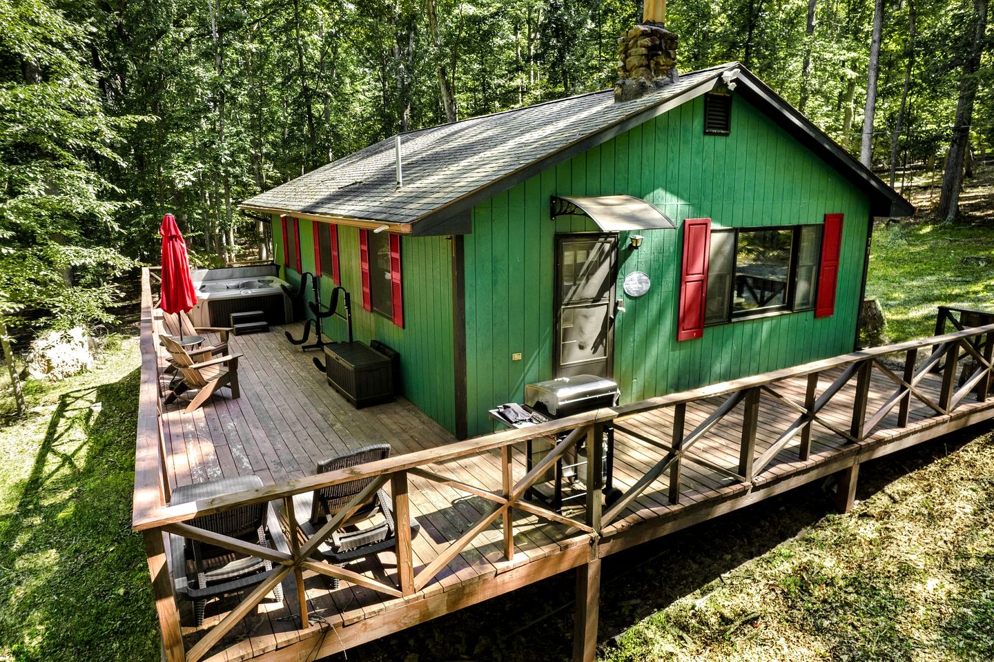 Cabins (United States of America, Rock Gap, West Virginia)