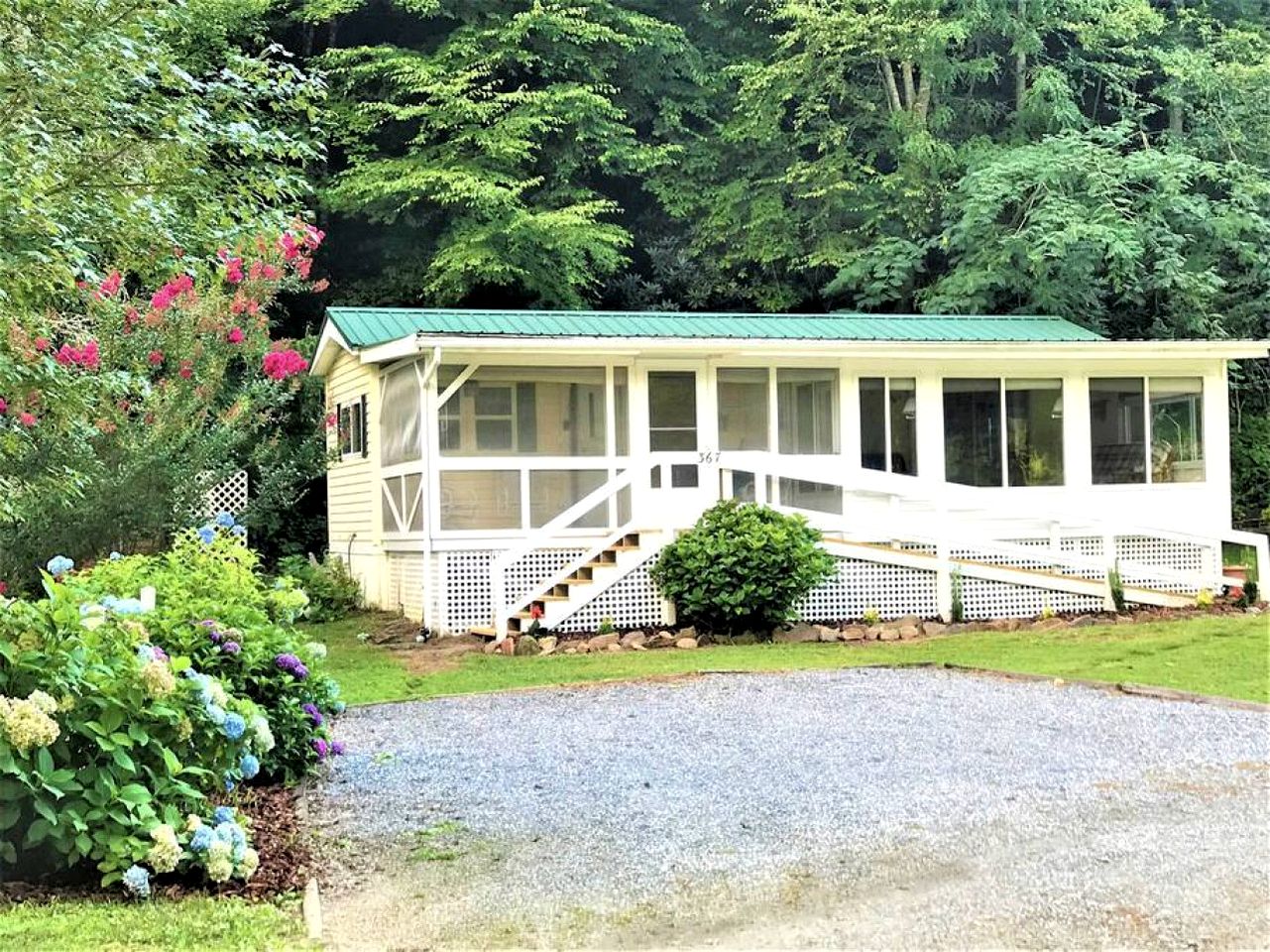 Embrace Nature in this Cottage Nestled Amidst Trees in Sylva, North Carolina