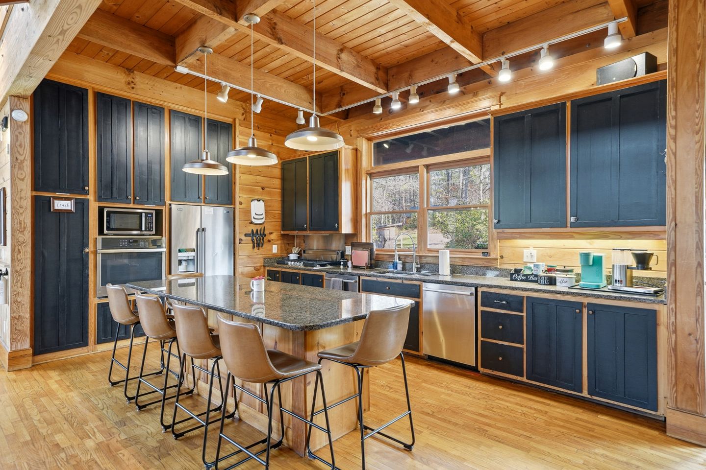 Luxury Three-Story Riverfront Cabin Rental for Groups in Blue Ridge Region of Georgia