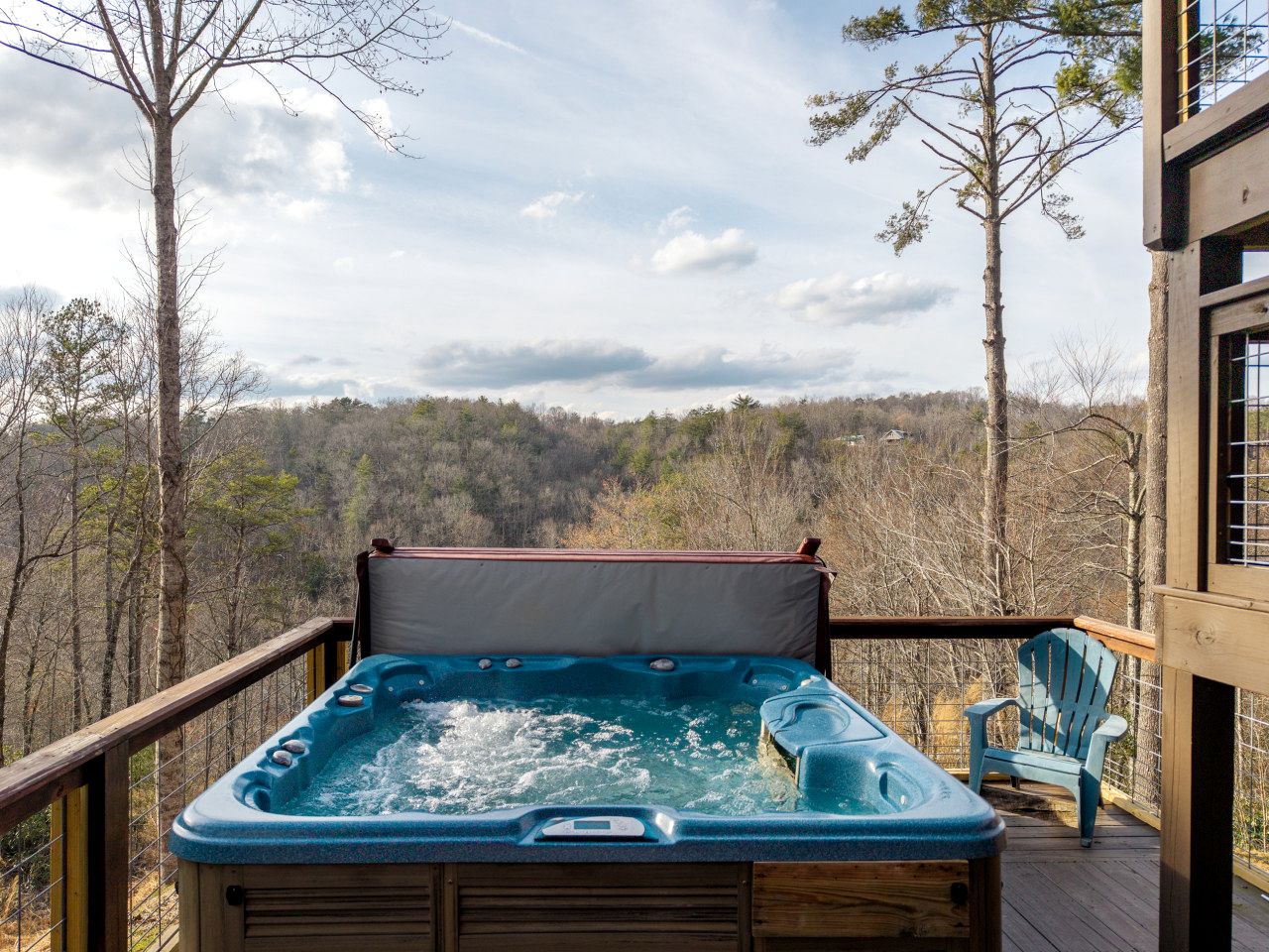 Luxury Three-Story Riverfront Cabin Rental for Groups in Blue Ridge Region of Georgia