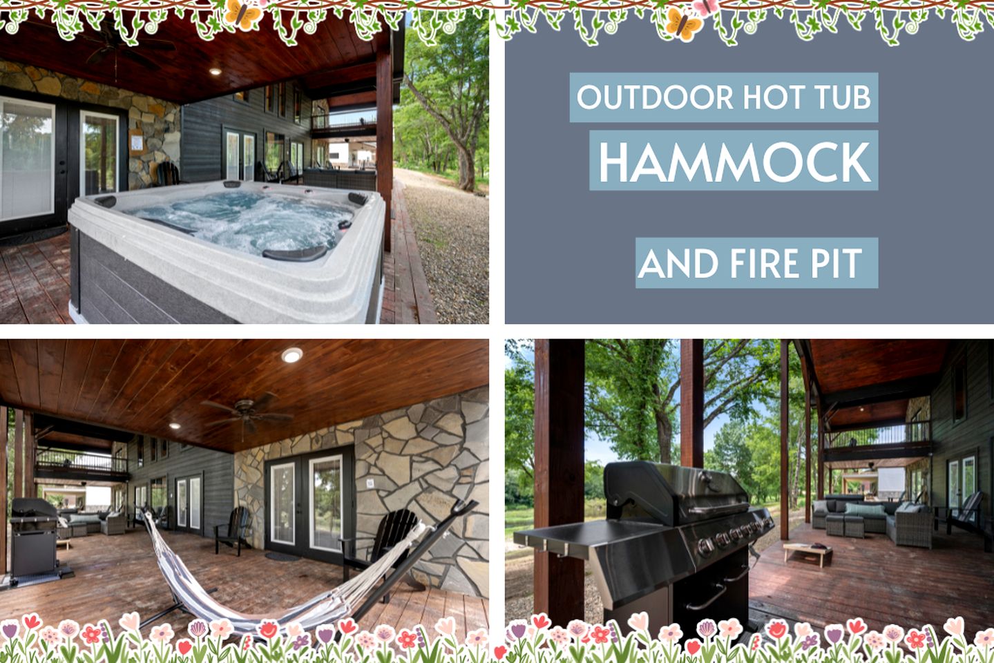 Riverside Pet Friendly Cabin with Hot Tub and Firepit on Glover River, Broken Bow, OK