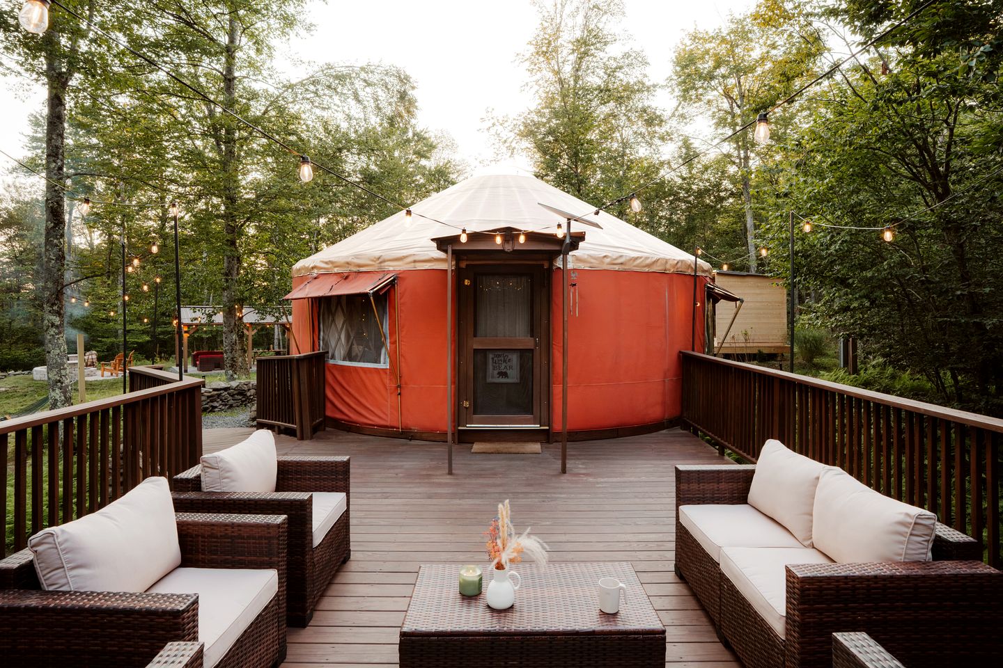 Yurts (United States of America, Livingston Manor, New York)