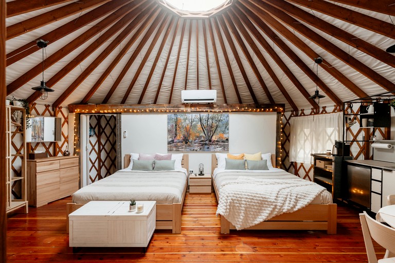Yurts (United States of America, Livingston Manor, New York)