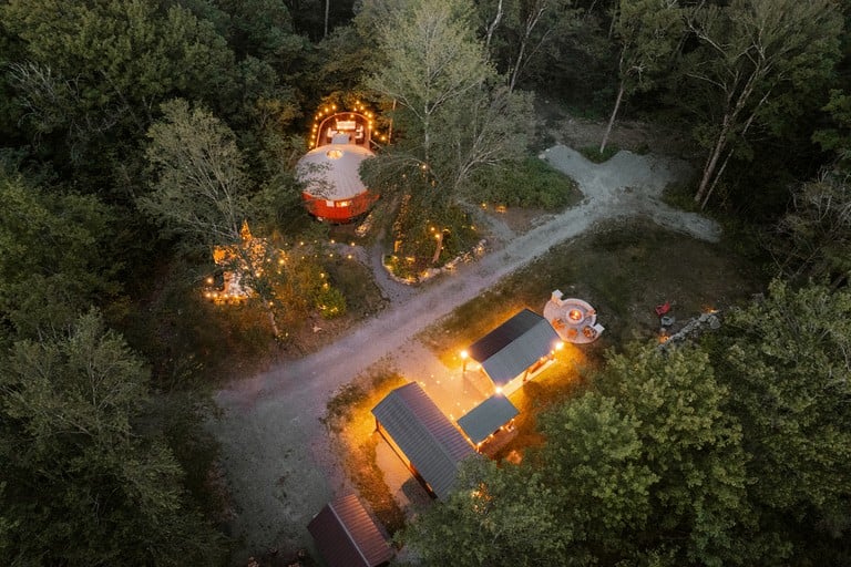 Yurts (United States of America, Livingston Manor, New York)