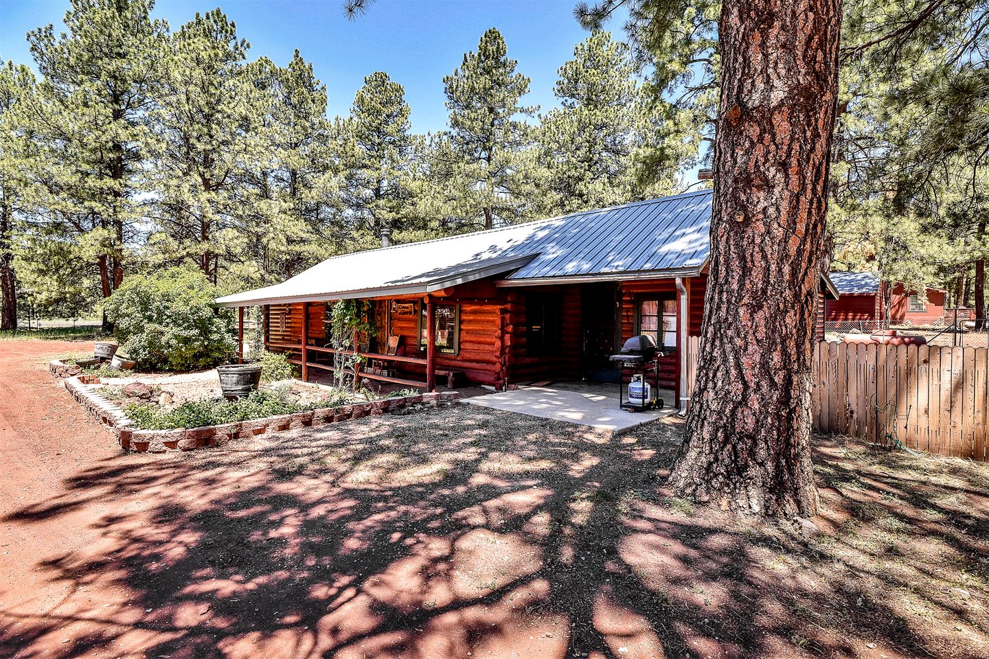 Authentic One Hundred Year Old Log Cabin in the Kaibab Forest, near the Grand Canyon, Arizona