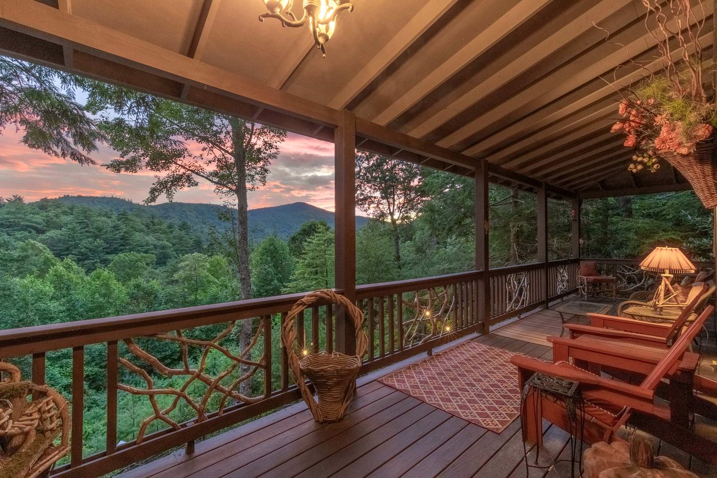 Scenic Mountain Cabin with Hot Tub, Game Room & Firepit near Silver Run Falls – Cashiers, NC
