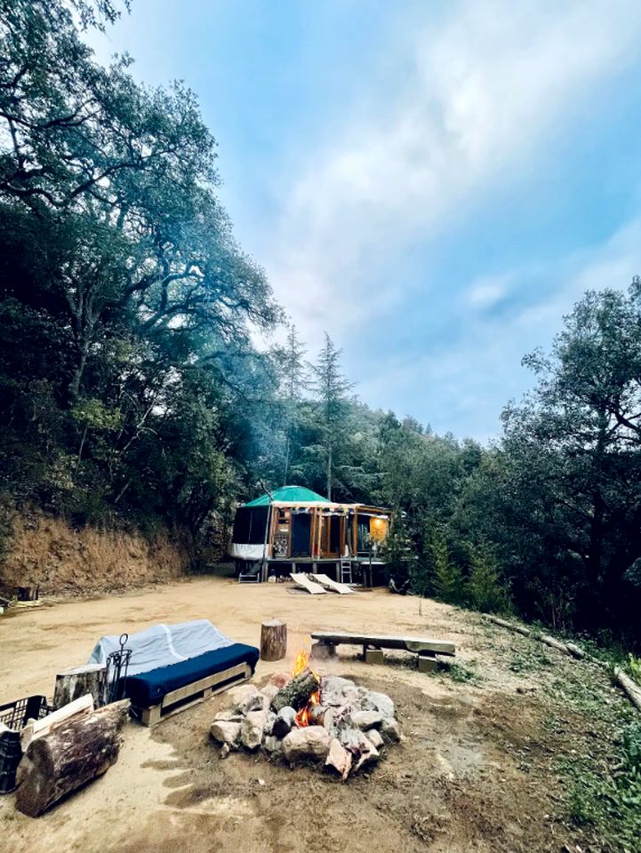 Amazing Off-Grid Yurt Fully Equipped with Fire Pit and Views in Spain