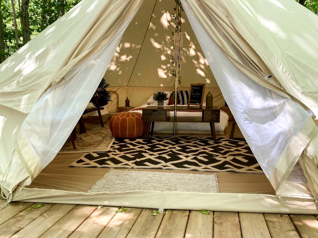 Bell Tents (Canada, Northern Bruce Peninsula, Ontario)