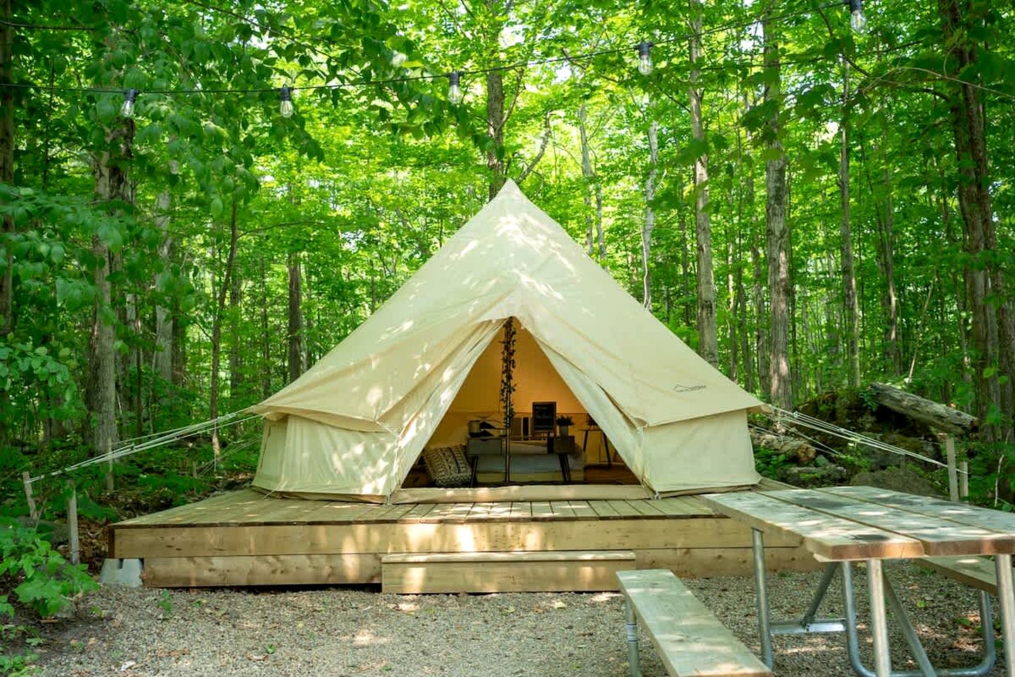Bell Tents (Canada, Northern Bruce Peninsula, Ontario)