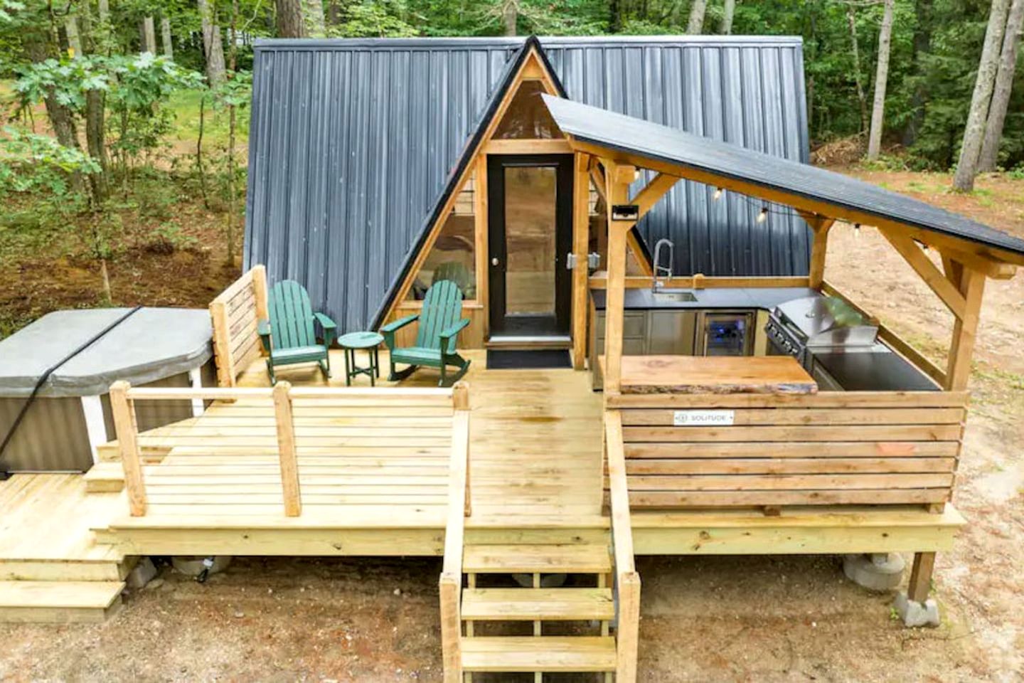 Unwind in the Pines – Cozy 1BR A-Frame in Oxford, Maine