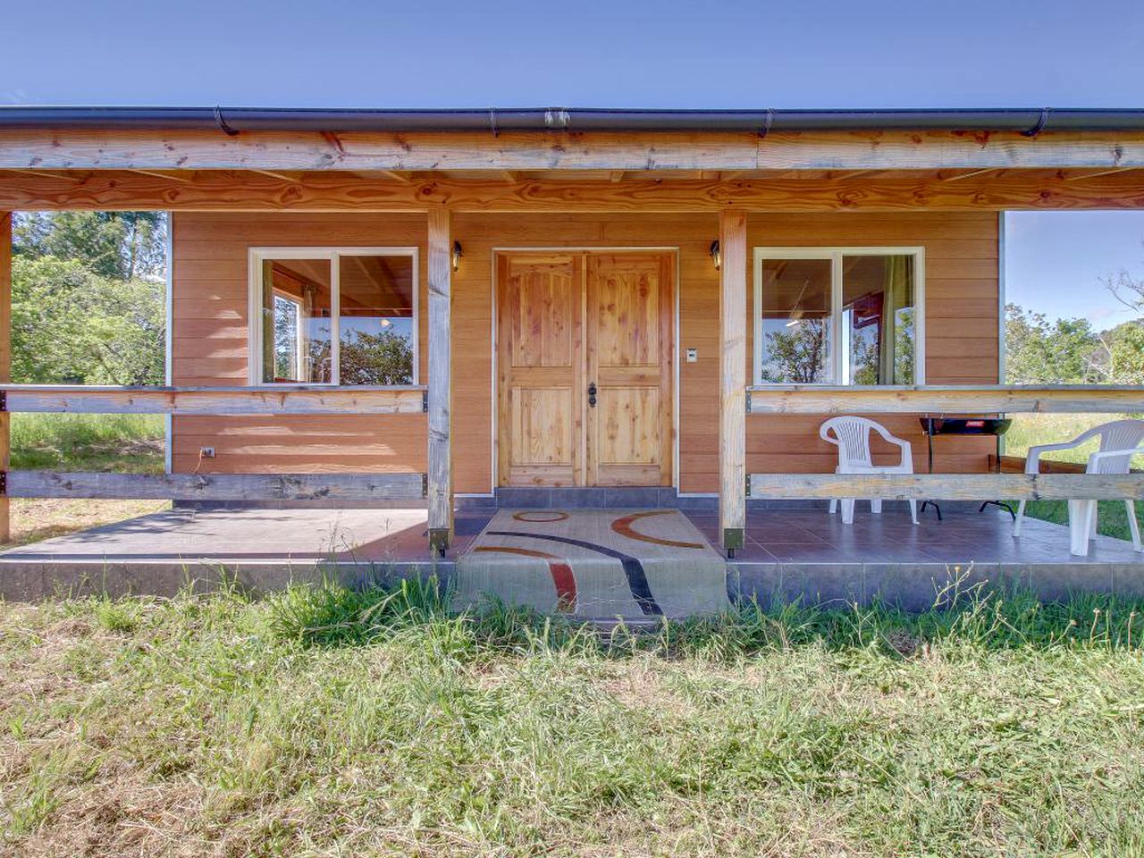 Cabañas de madera con piscina (Puerto Varas, Los Lagos, Chile)