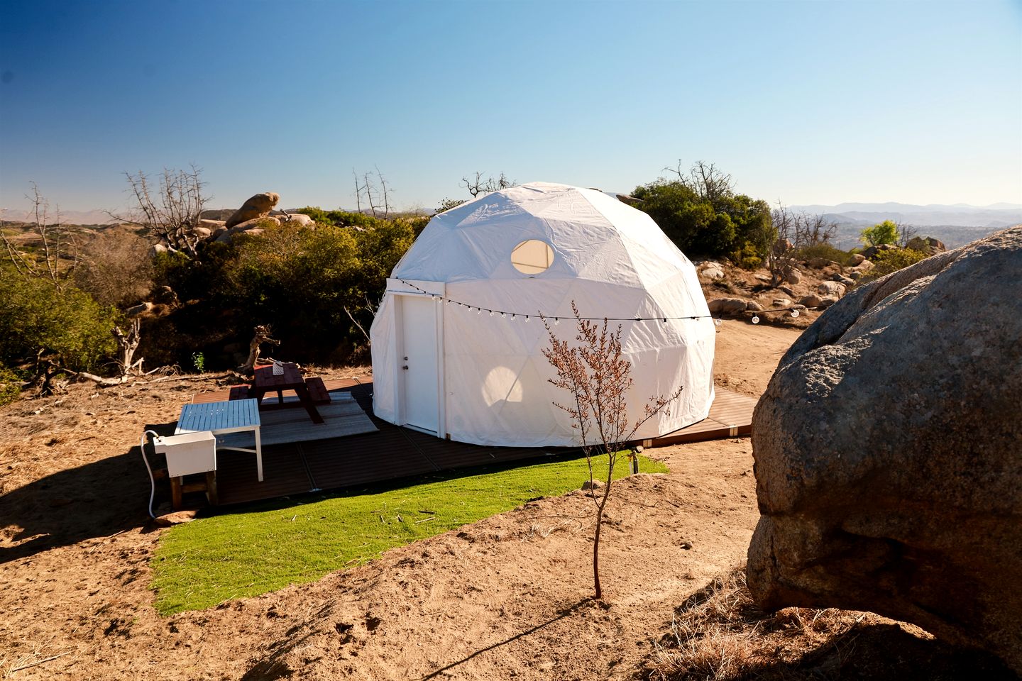 Enchanting Dome Escape – Unique 1BR Stay in Fallbrook, CA