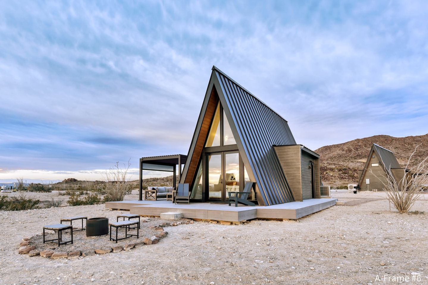 Chic A-Frame with Fire Pit in Terlingua, Texas