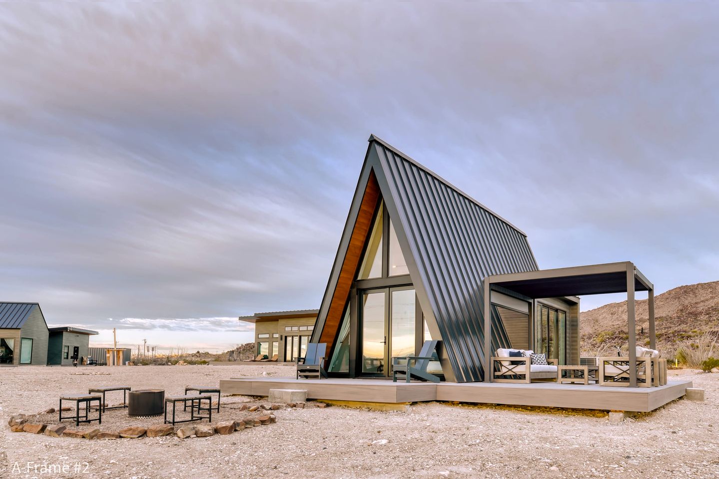 Classy A-Frame Fully Equipped in Terlingua, Texas