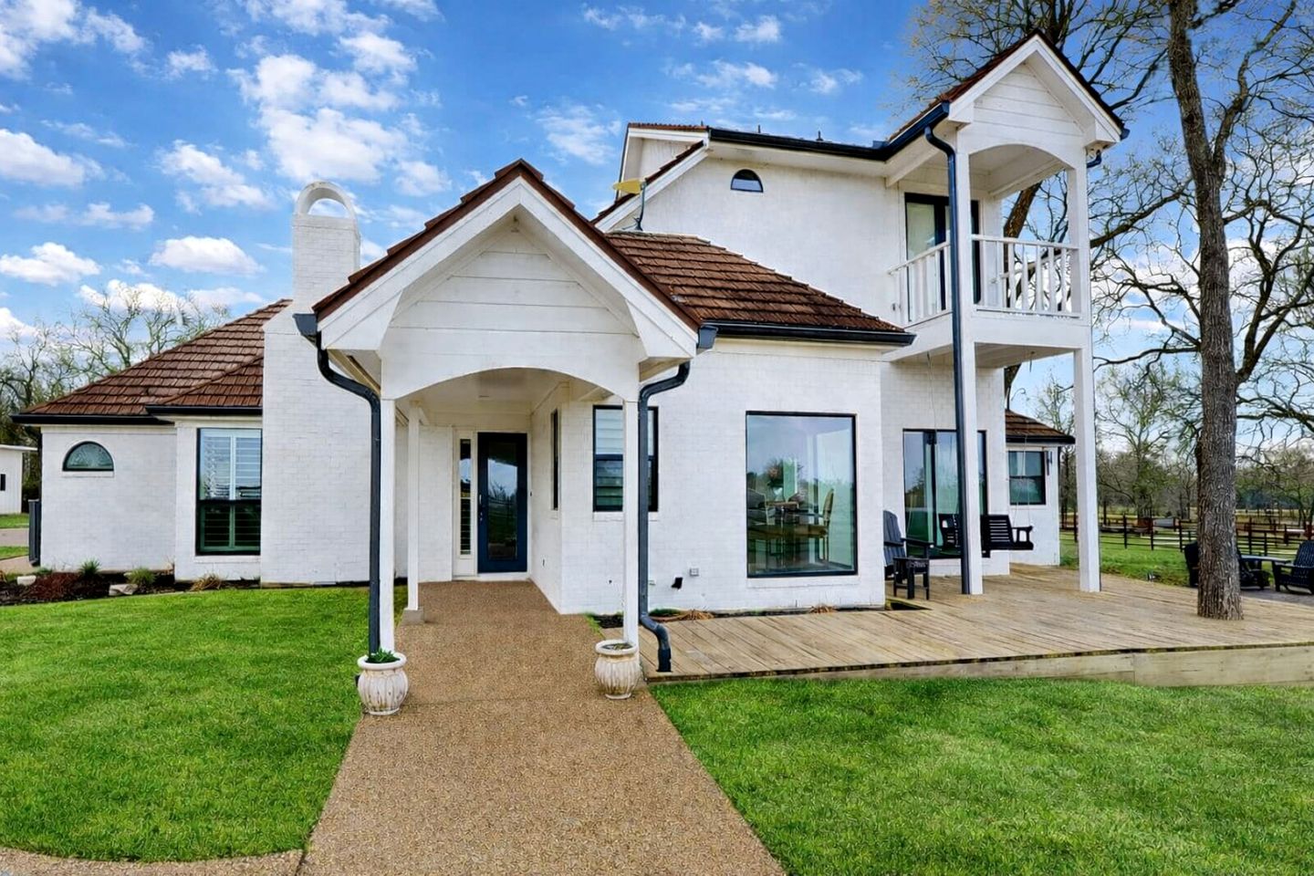 Elegant Ranch Retreat with Pool, Firepit & Theater Room in Bryan, Texas