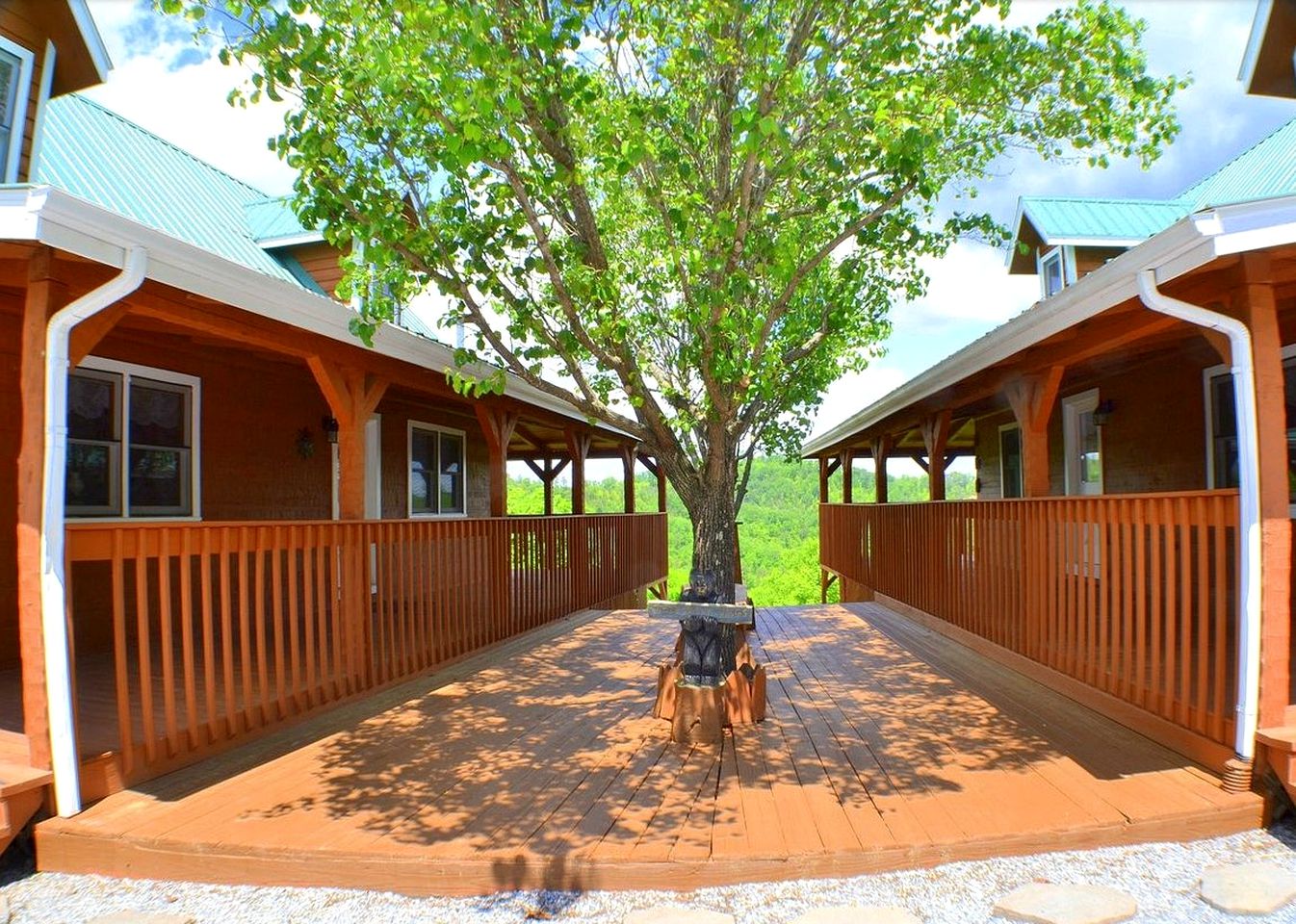 Double Cabin Rental for Memorable Group Glamping Near Great Smoky Mountains National Park, Tennessee