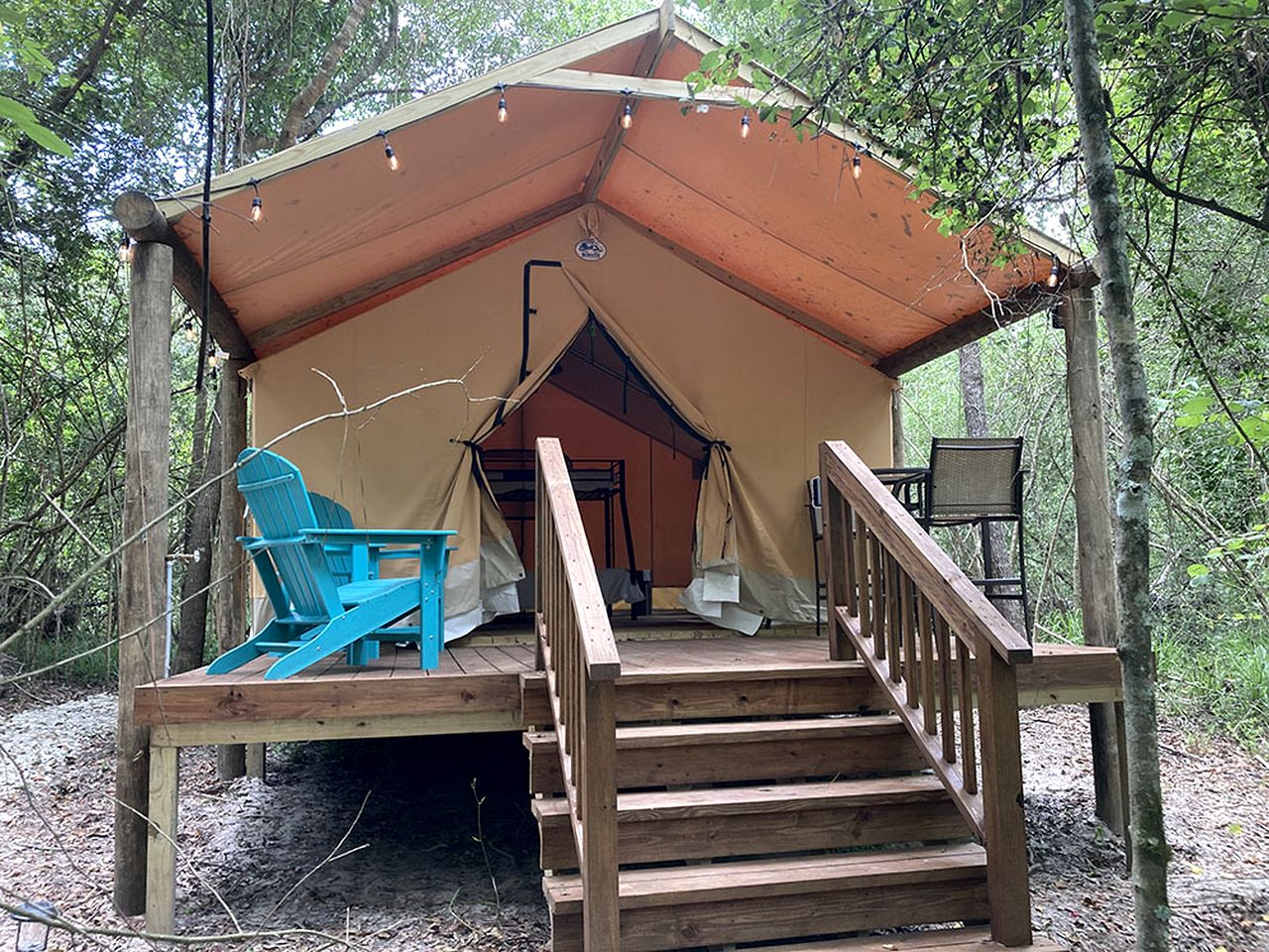 Serene Safari Tent Incredible for Nature Lovers in Livingston, Texas