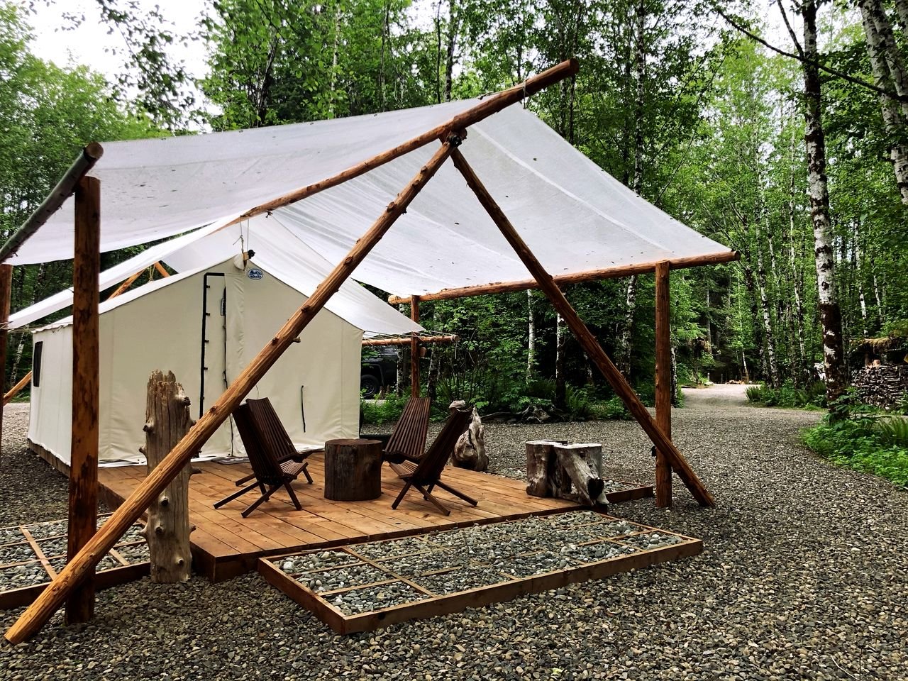 Romantic Safari Tent in Forks, Washington, Perfect for a Relaxing Weekend Getaway to Ruby Beach, WA