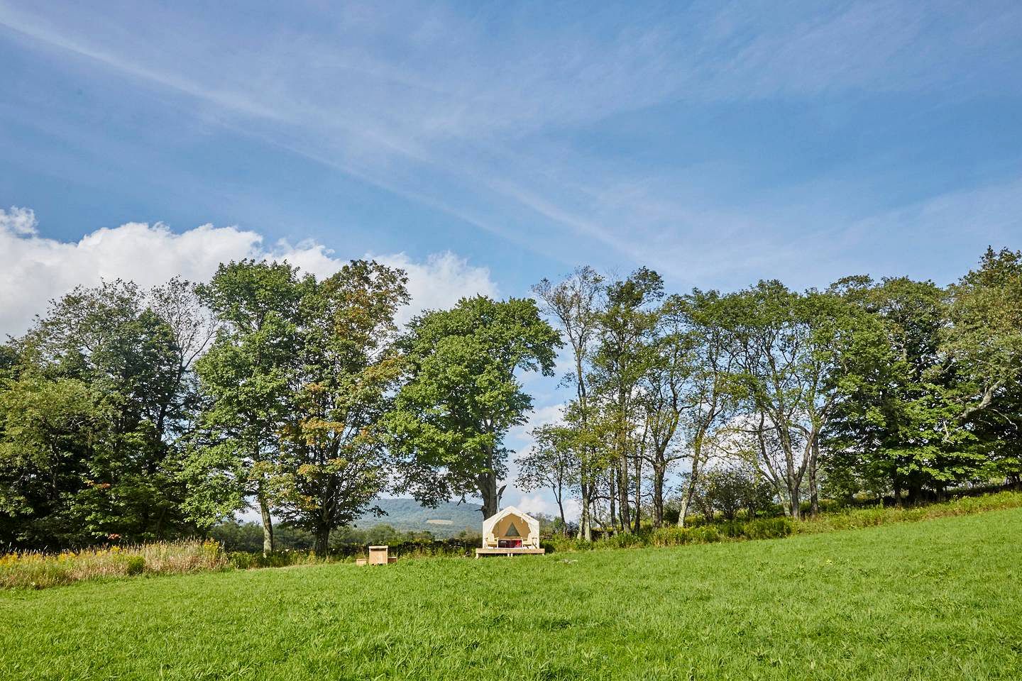 Cabañas de lona (Bovina, Nueva York, Estados Unidos)