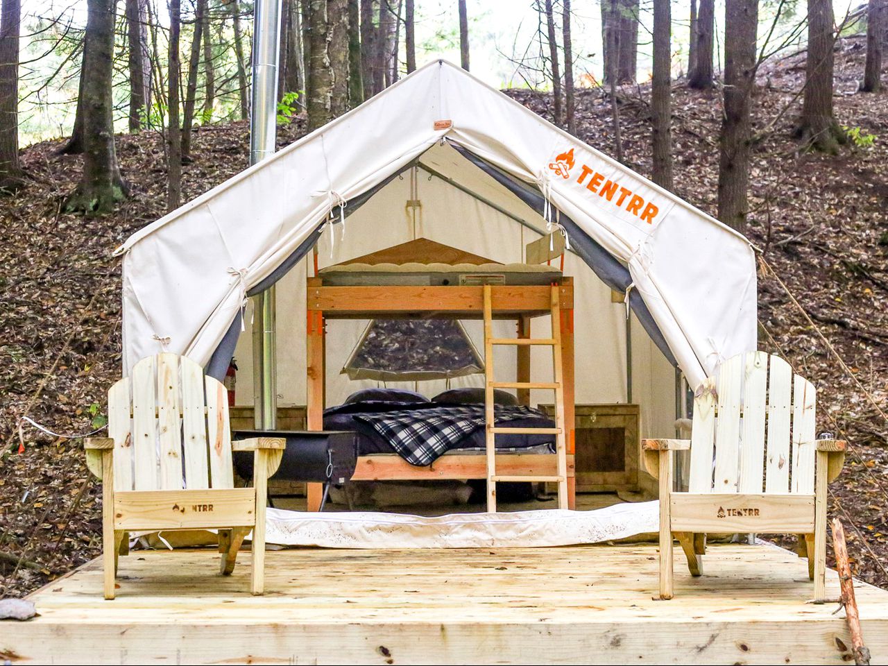 Glamping Tent Rental for a New Hampshire Weekend Getaway