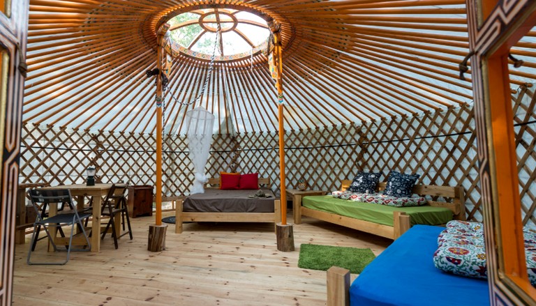 Luxury Camping in Spacious and Sunny Yurt near Saint Jerome, Quebec | Yurts (Harrington, Quebec, Canada)