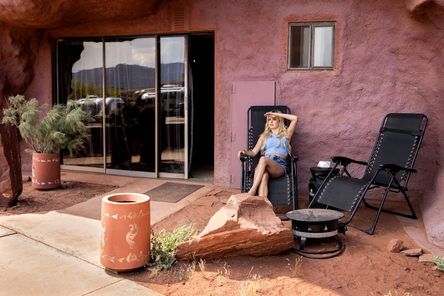Unique Cave for a Memorable Vacation on a Secluded Ranch by the Colorado River in Moab, Utah