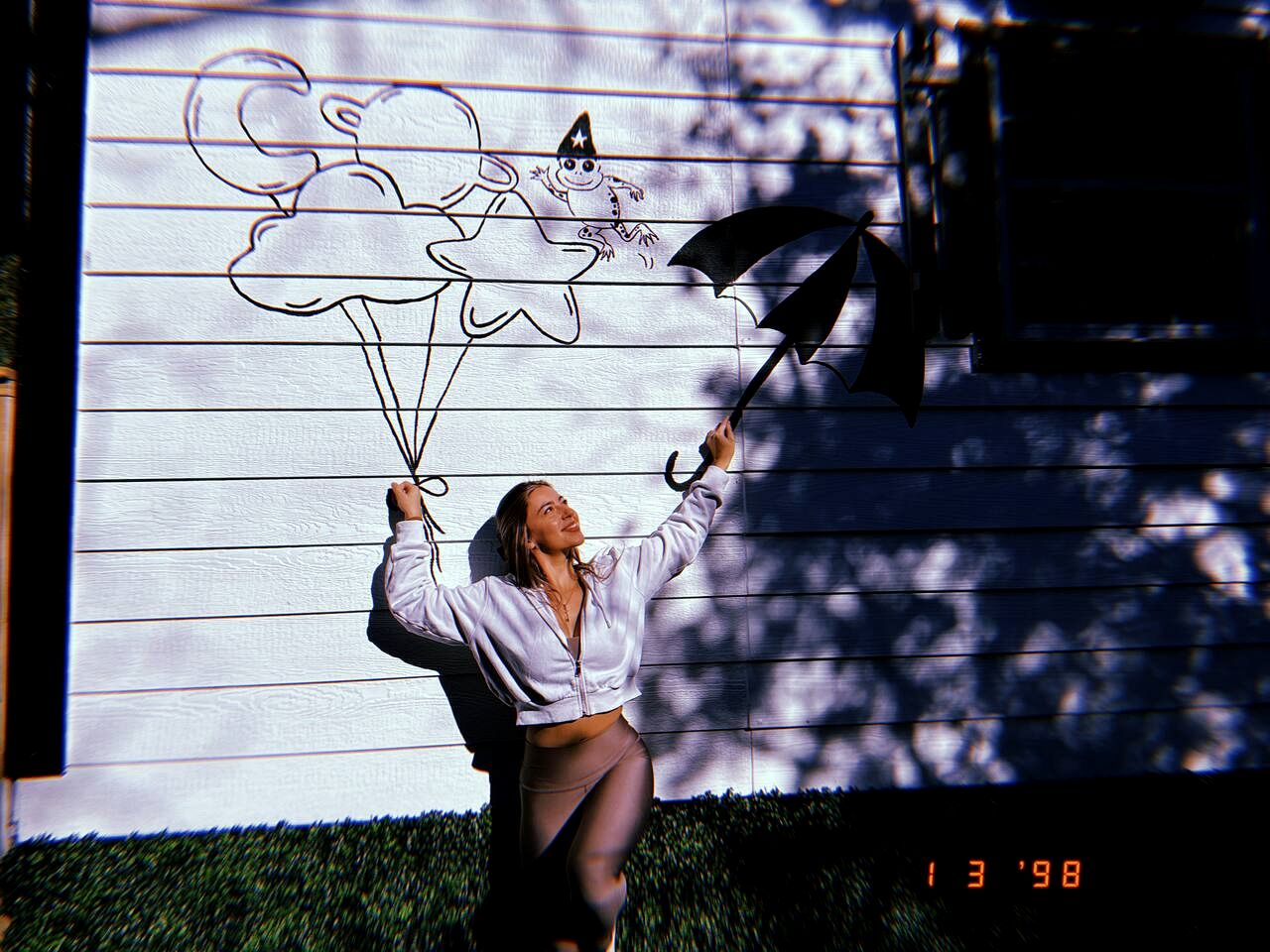 Whimsical Lakefront Tiny Home with Hand-Drawn Doodle Design Near Bastrop, Texas