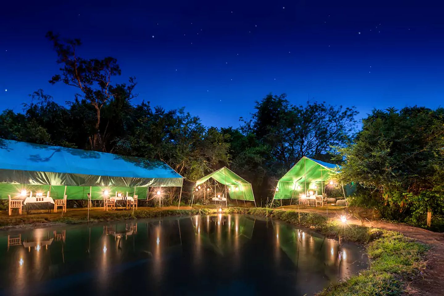 Safari Tents (Ahaspokuna, Uva Sabaragamuwa Province, Sri Lanka)