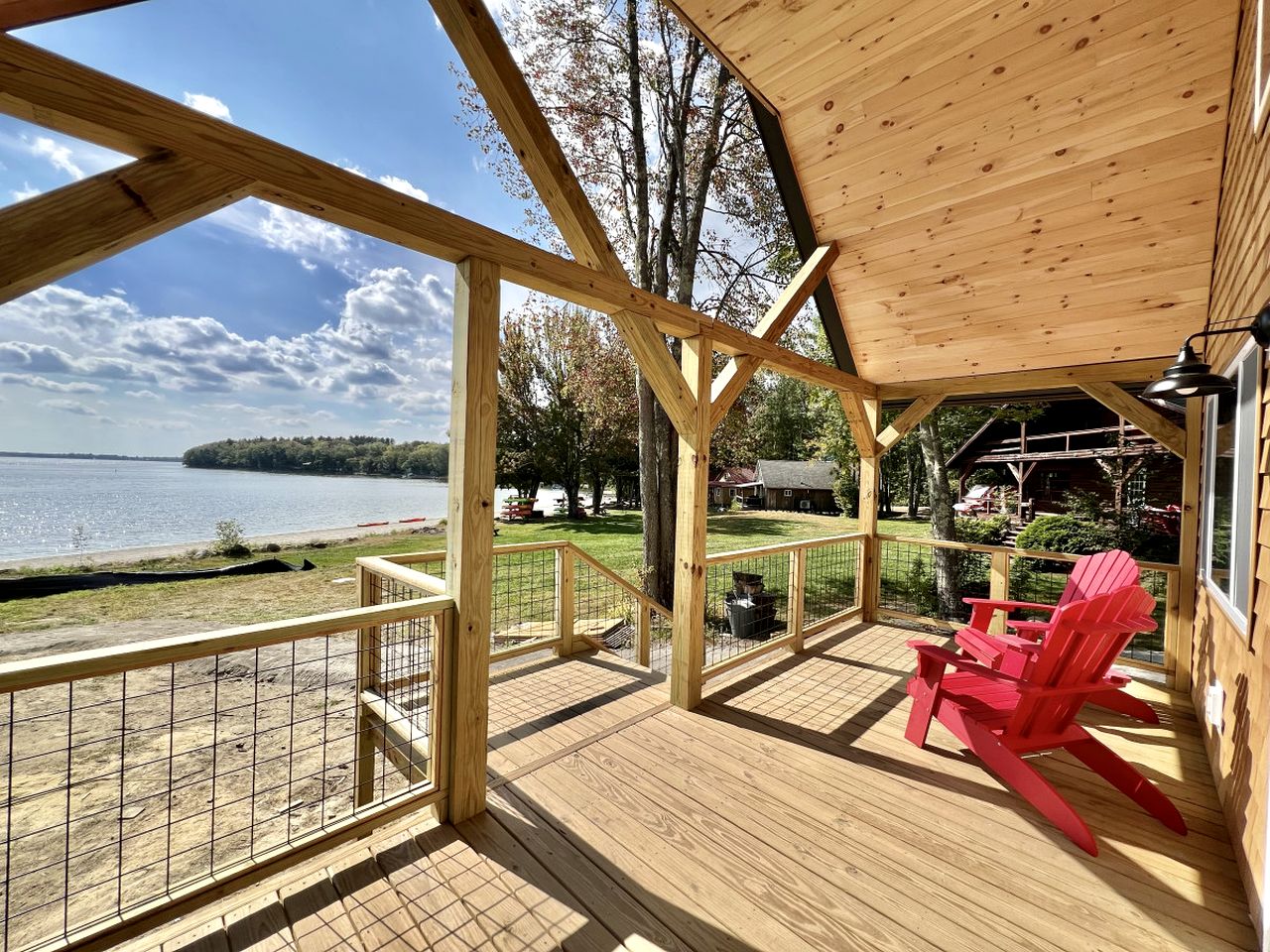 Relaxing Lake Cabin with Kayaks, Grill & Sandy Beach Access in Burnham, Maine