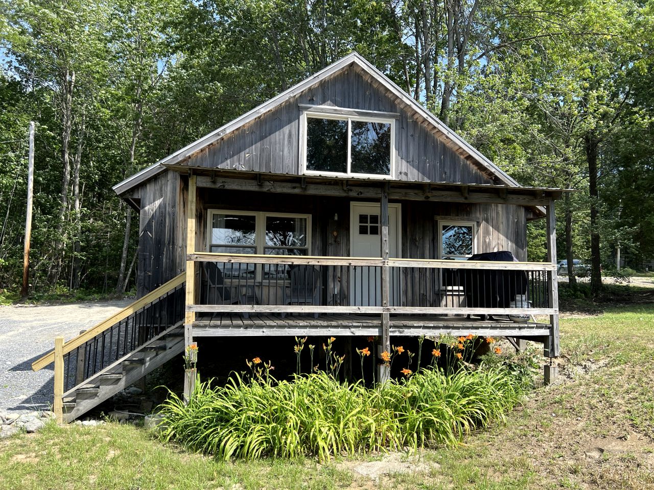 Charming Lakefront Cabin with Beach Access, Firepit & Kayaks in Burnham, Maine