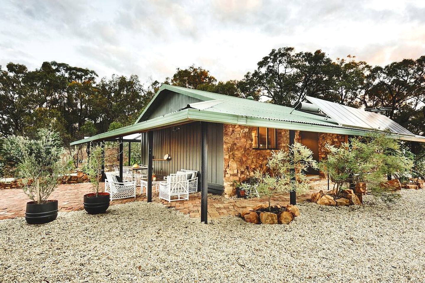 Sweet Off-Grid Cottage with Modern Interior and Exterior in Victoria