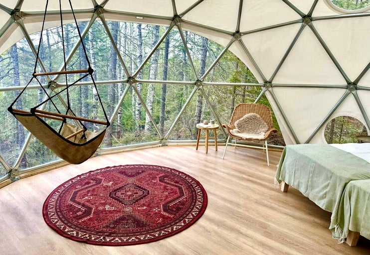 Vibrant Rustic Dome Retreat near Superior Lake in Minnesota
