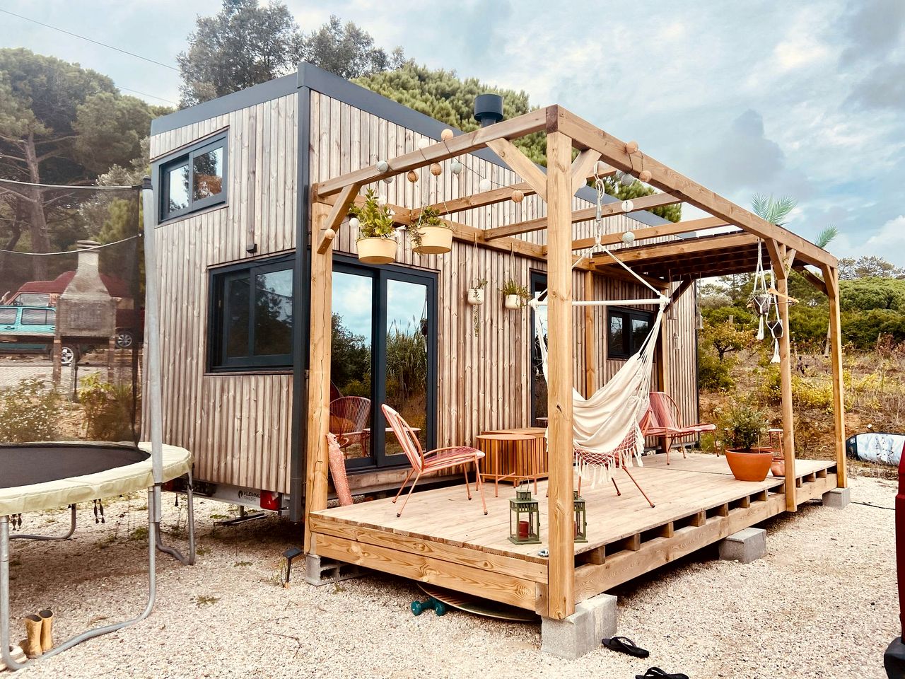 Cozy Tiny House on Surf Camp Resort for an Amazing Adventure Getaway in Lourinhã, Portugal