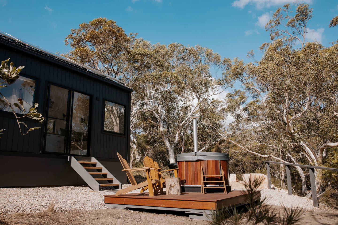 Secluded Tiny Homes with Wildlife Encounters near Sanctuary in Victoria