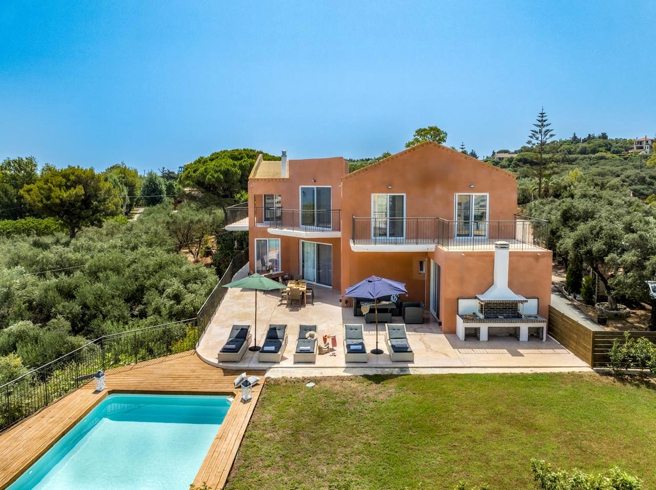 Exquisite Villa with Private Pool and Sea Views near Trgaki, Zakynthos