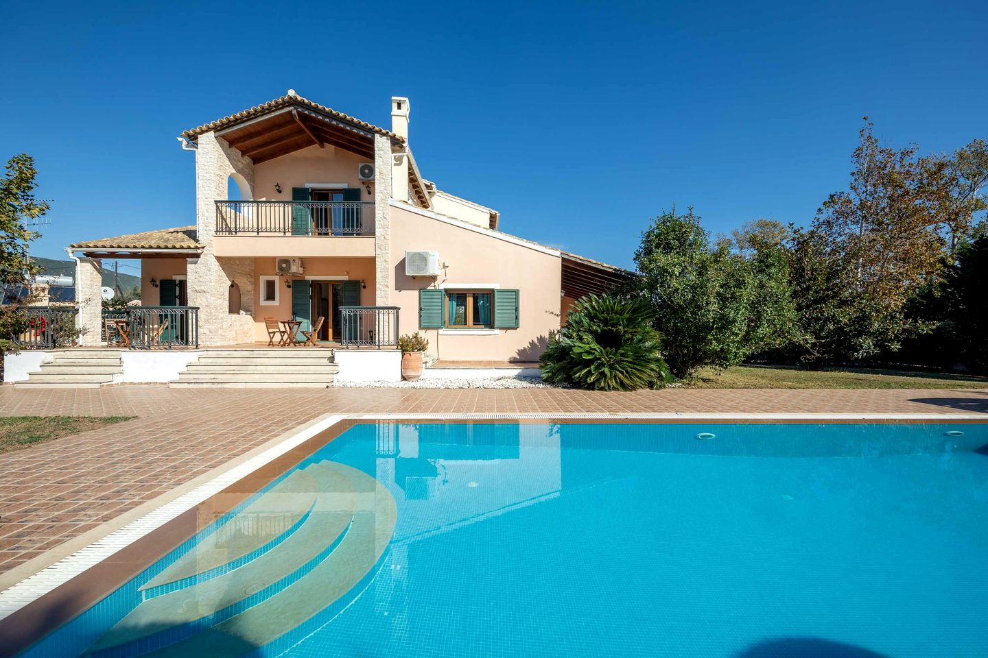 Elegant Family Villa with Private Pool near Halikounas Beach, Corfu