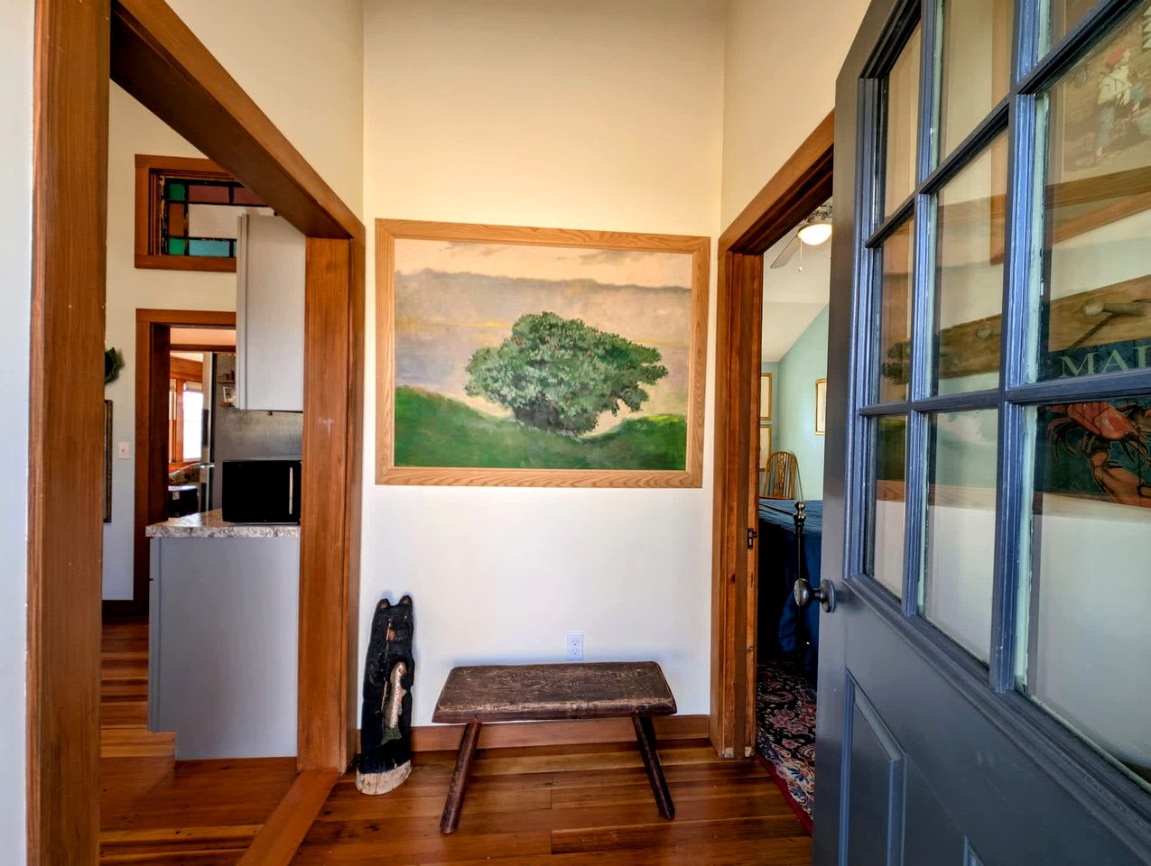 Picturesque Waterfront Cottage with Waterfall Views, Fireplace & Deck, Near Acadia National Park in Gouldsboro, Maine