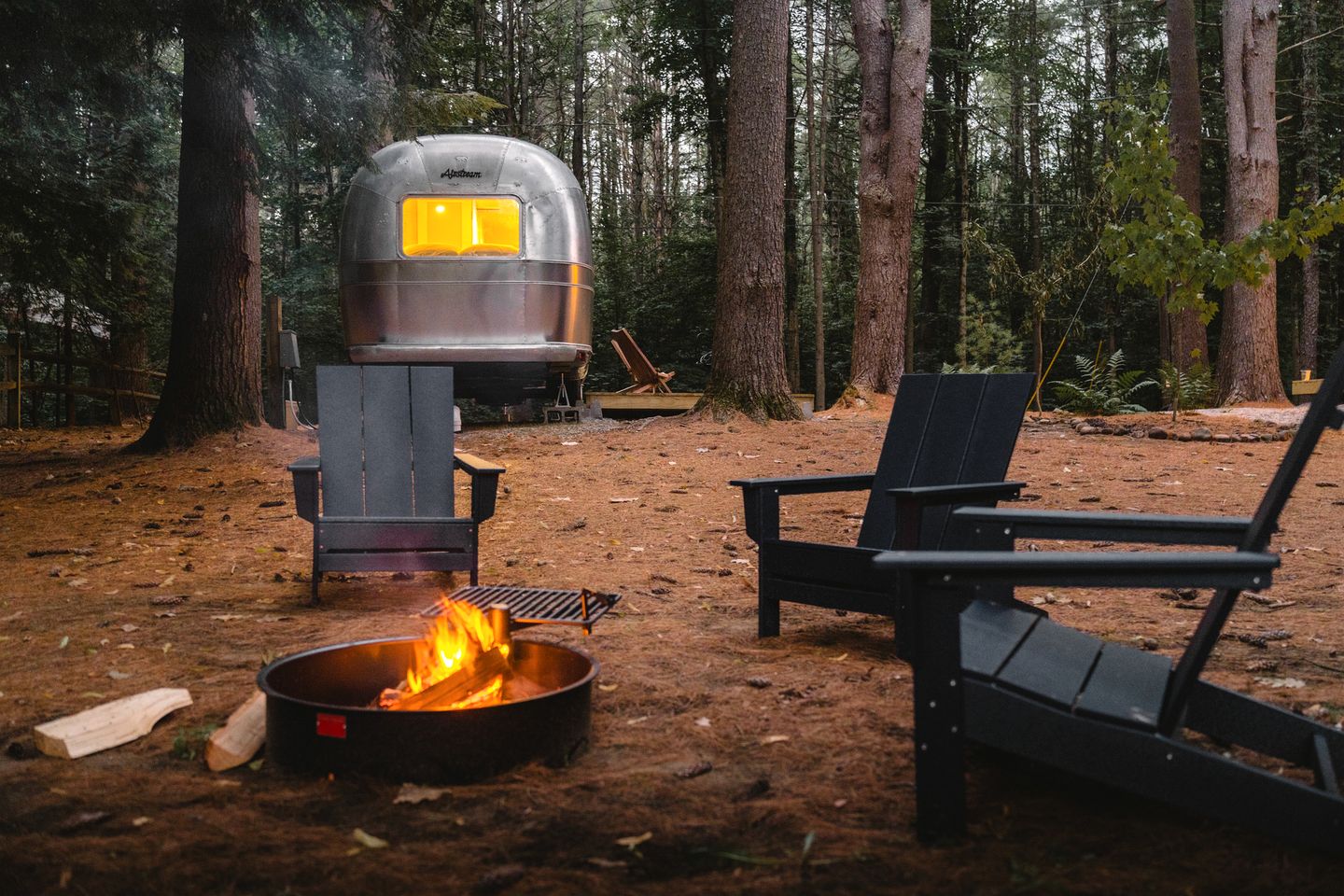 Waterfront, Pet Friendly Airstream near Lake George in the Adirondack, New York
