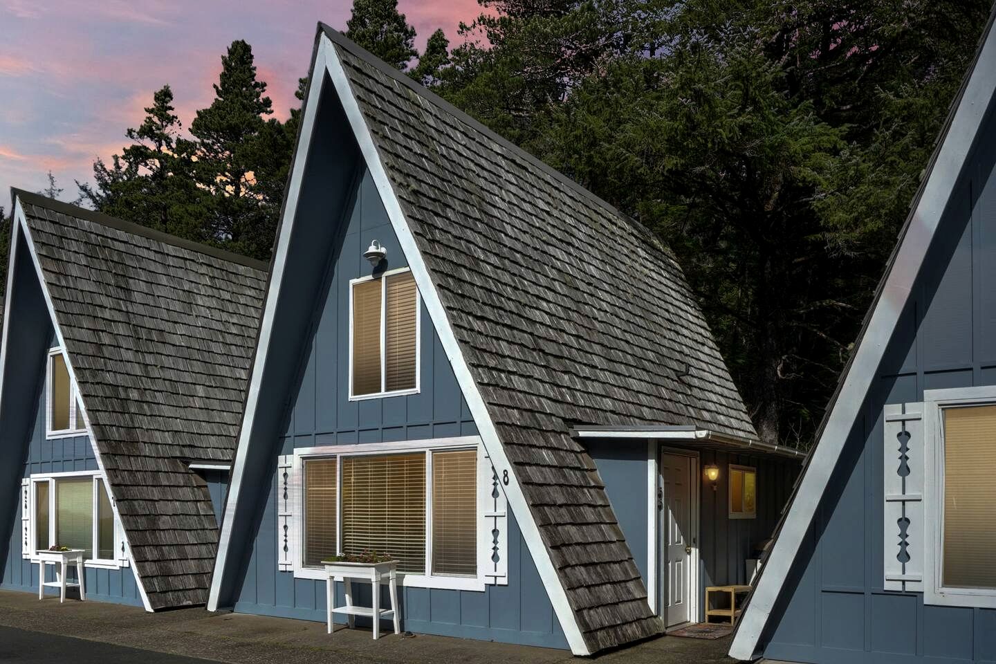 Wonderful A frame Nestled Amidst Trees in Otter Rock, Oregon