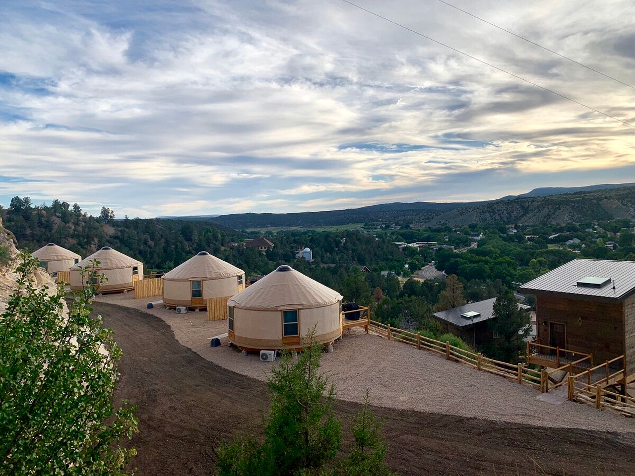 Yurts (United States of America, Orderville, Utah)