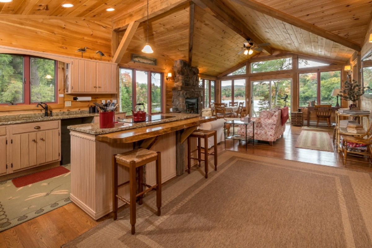 Cabins with Fireplaces in the Adirondacks