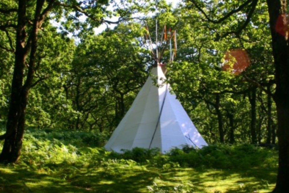 Luxury Tipi Camping in the UK