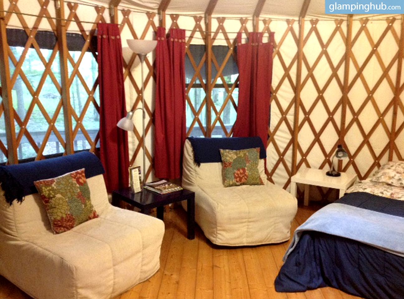 Tree House Yurts Catskill Forest New York